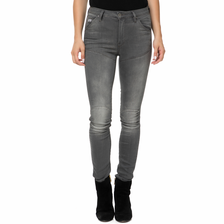 G-STAR RAW - Γυναικείο τζιν παντελόνι 5620 High Skinny G-STAR RAW γκρι