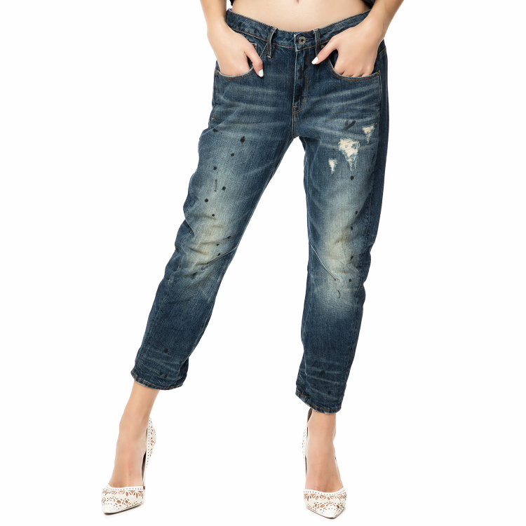 G-STAR RAW - Γυναικείο τζιν παντελόνι G-STAR RAW Arc 3D Low Boyfriend 7/8 μπλε σκούρο