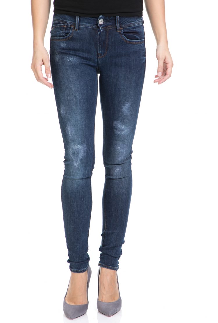 G-STAR RAW - Γυναικείο τζιν παντελόνι LYNN D-MID SUPER SKINNY G-STAR μπλε