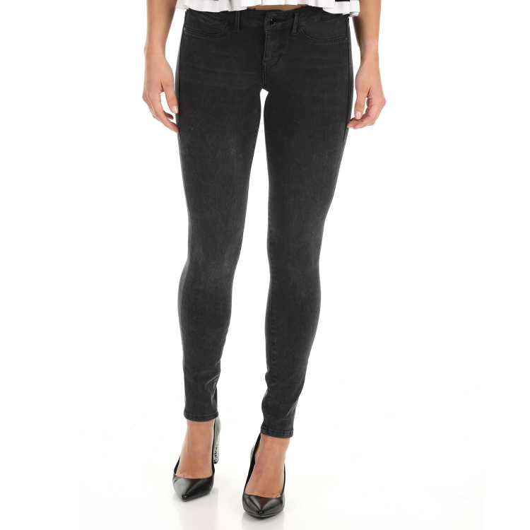 GUESS - Γυναικείο τζιν παντελόνι GUESS JEGGING HOSIERY μαύρο